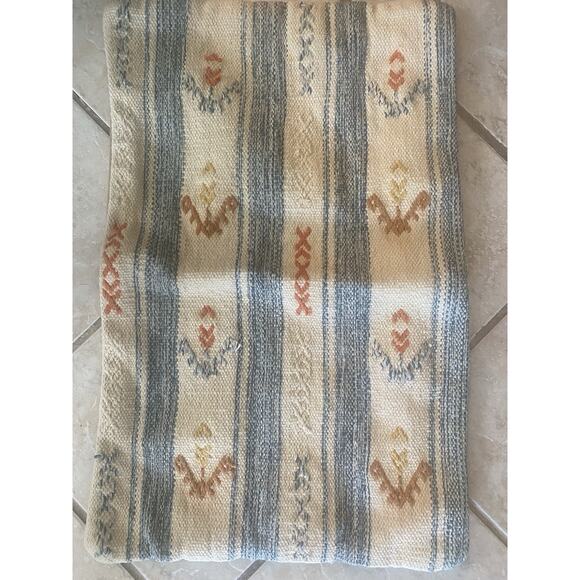 Pottery Barn Multi Colors Eden Dhurrie Stripe Lumbar Sofa Toss Pillow Cover - Picture 1 of 5
